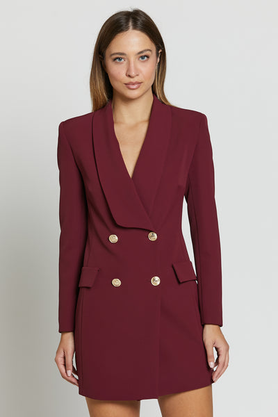 Blazer Dress Bordeaux