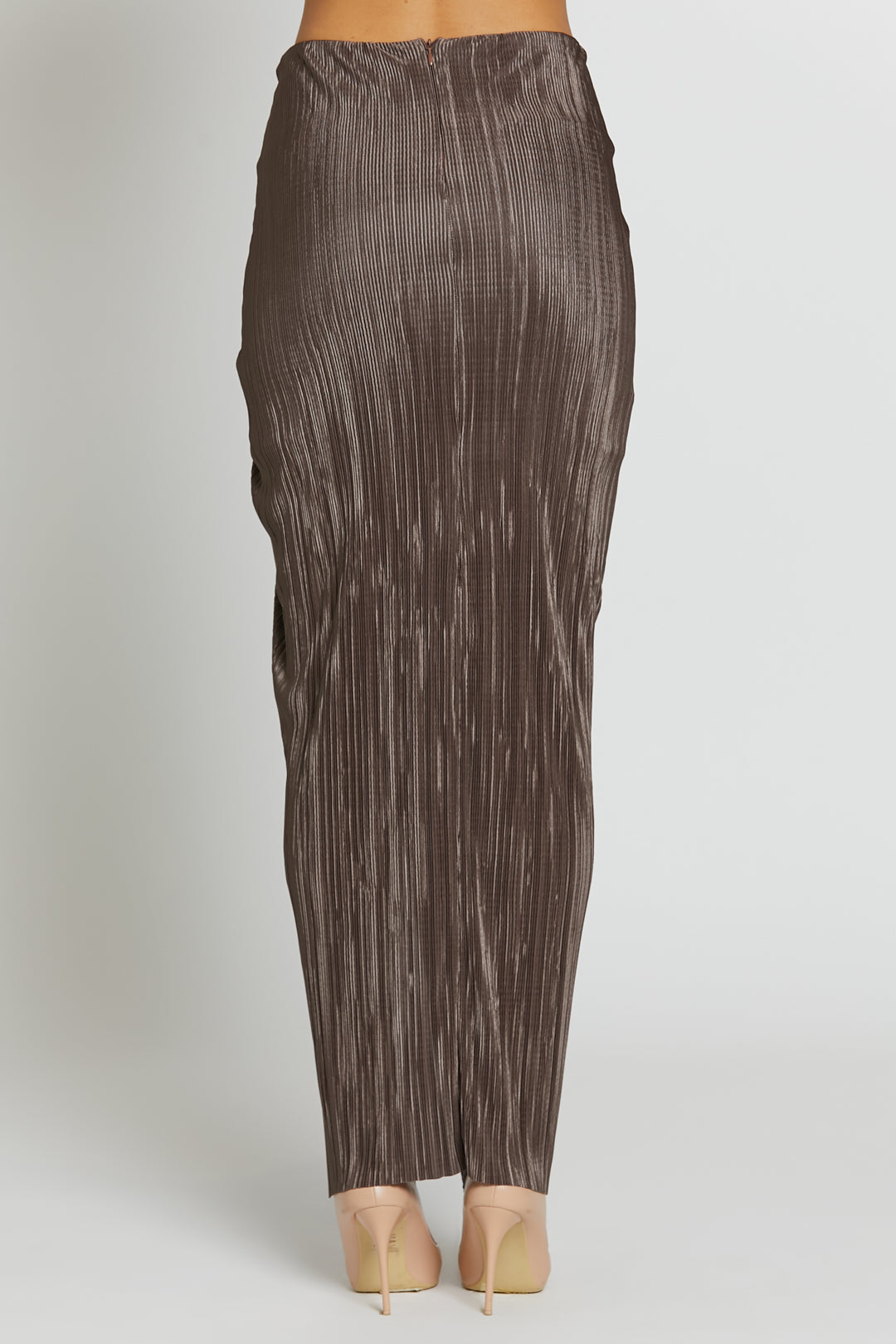 Plissè Skirt Taupe