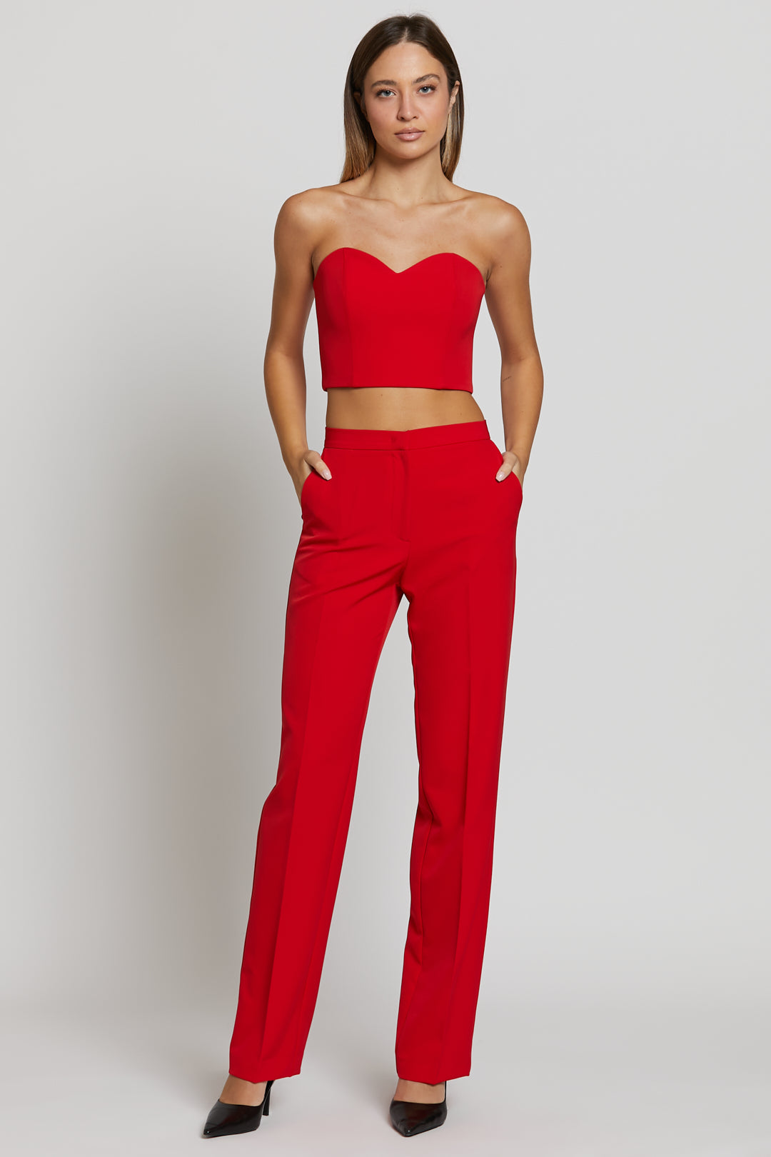 Heart Top Rosso