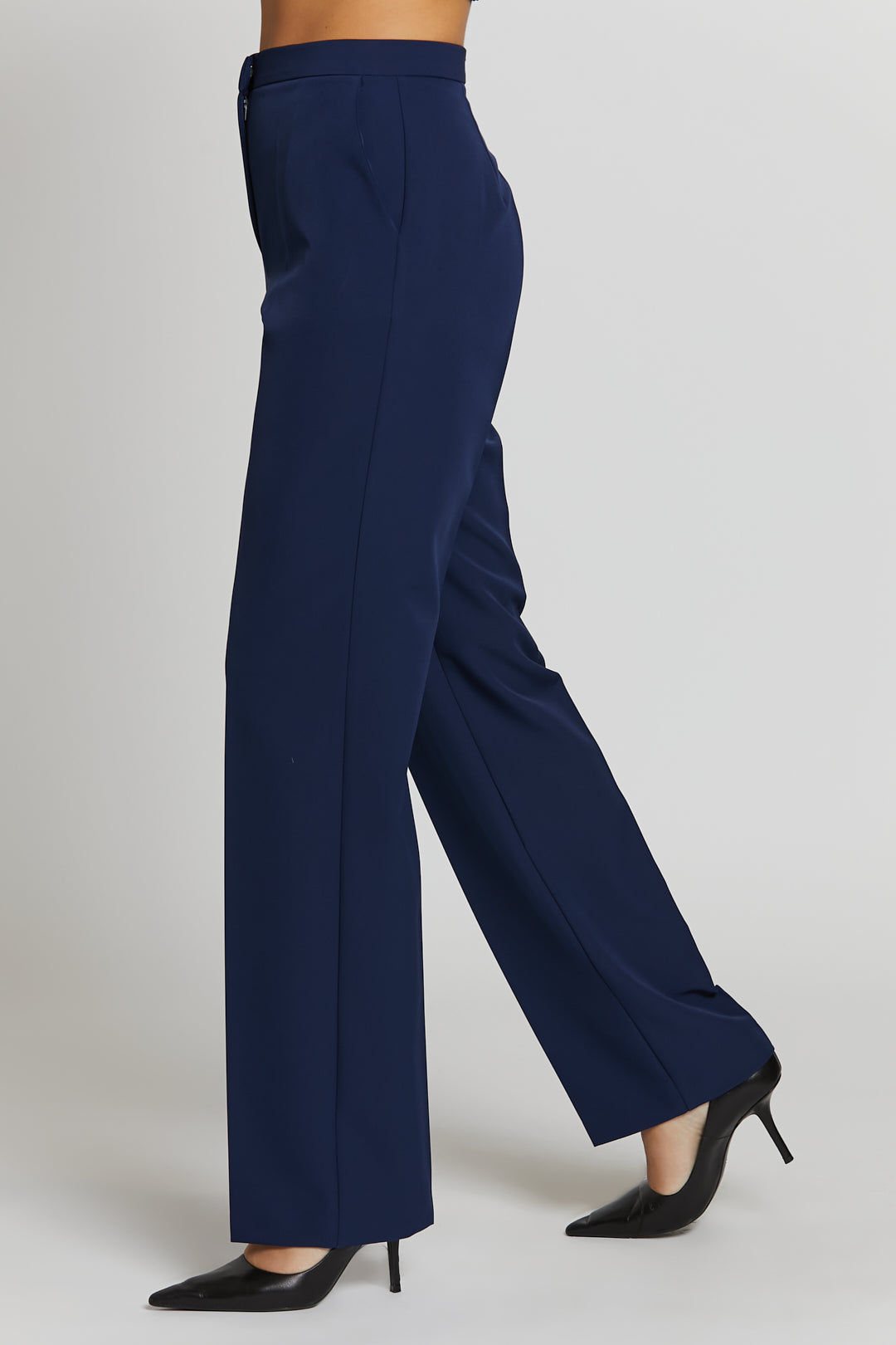 Regular Basic Pants Blu Navy