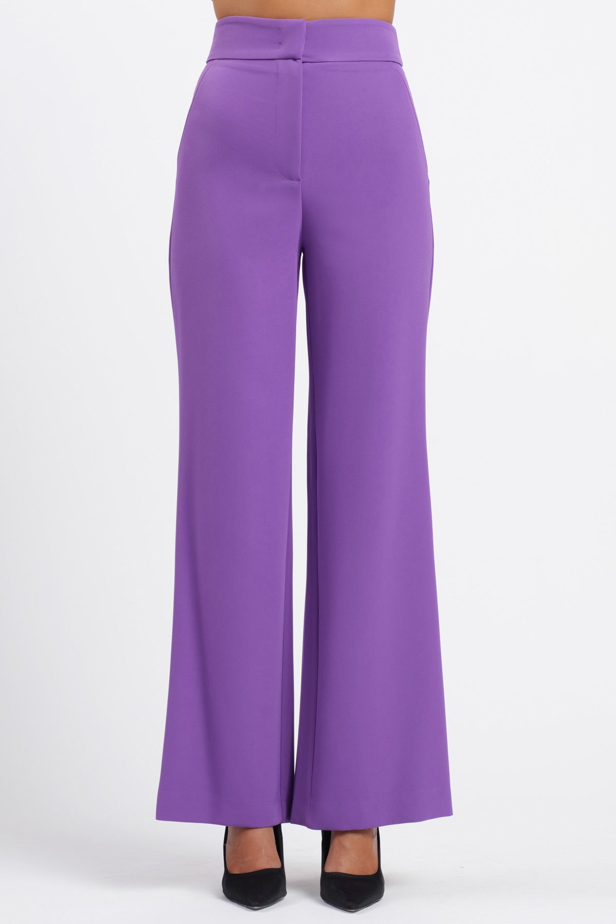 Pantalone Palazzo Spacchi Violet