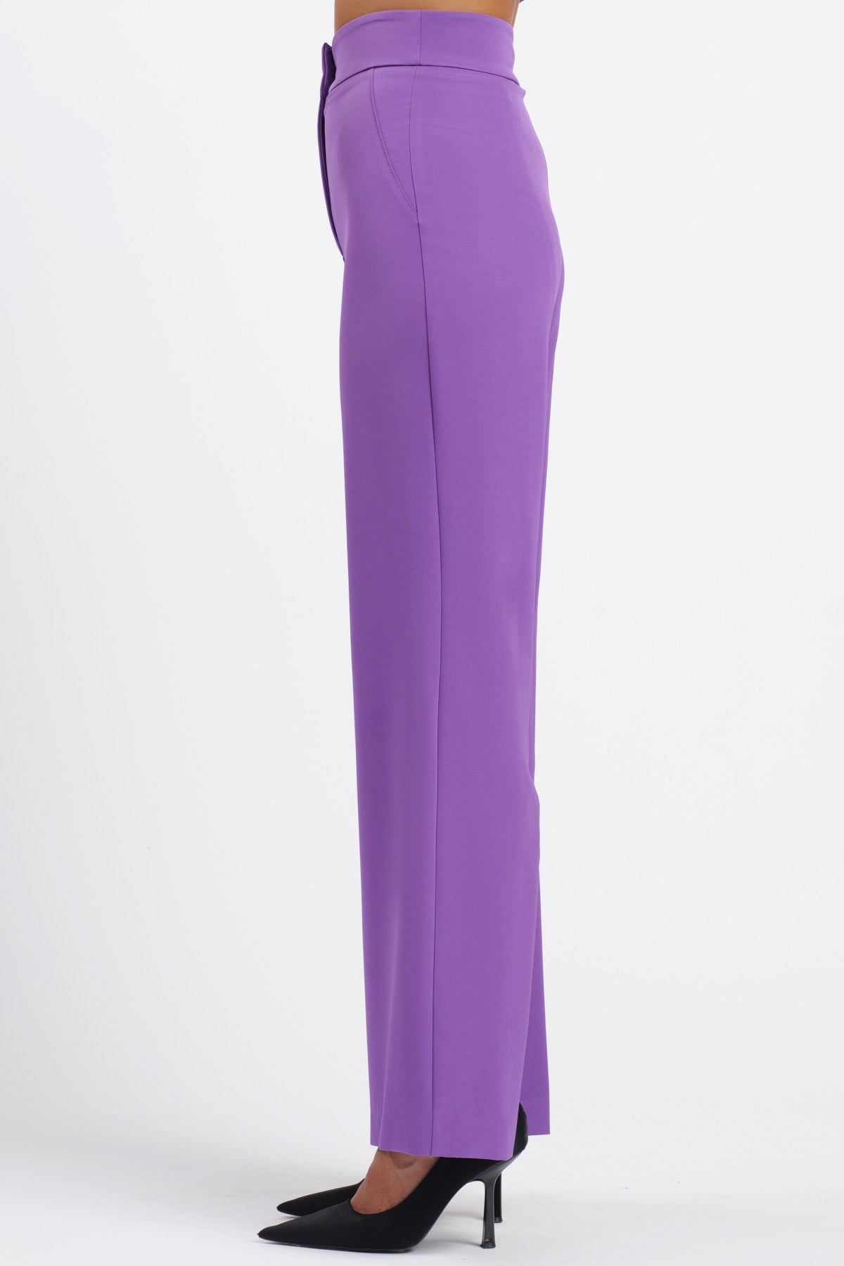 Pantalone Palazzo Spacchi Violet