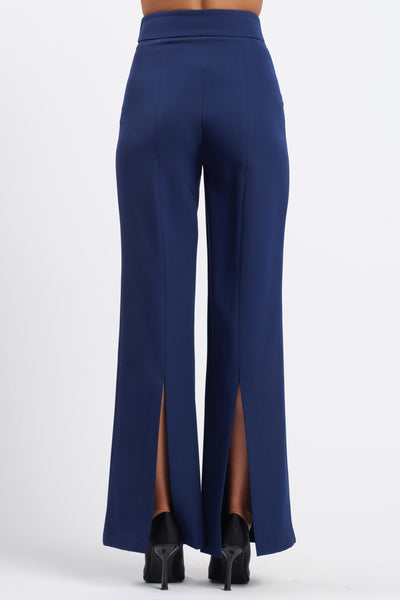 Pantalone Palazzo Spacchi Blu Navy