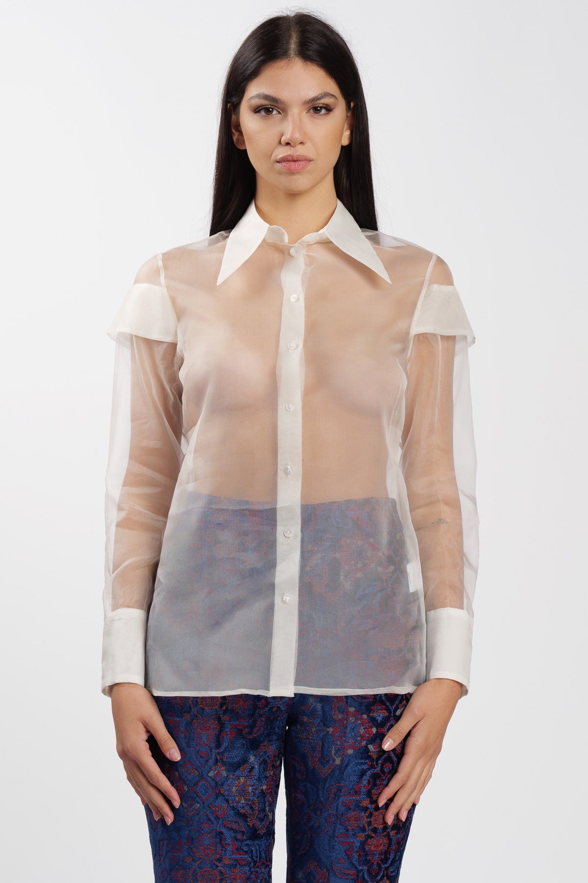 Camicia Cut Off-white