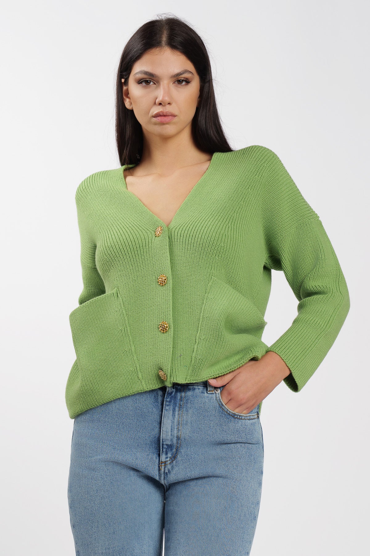 Wool Cardigan Gioiello Mela