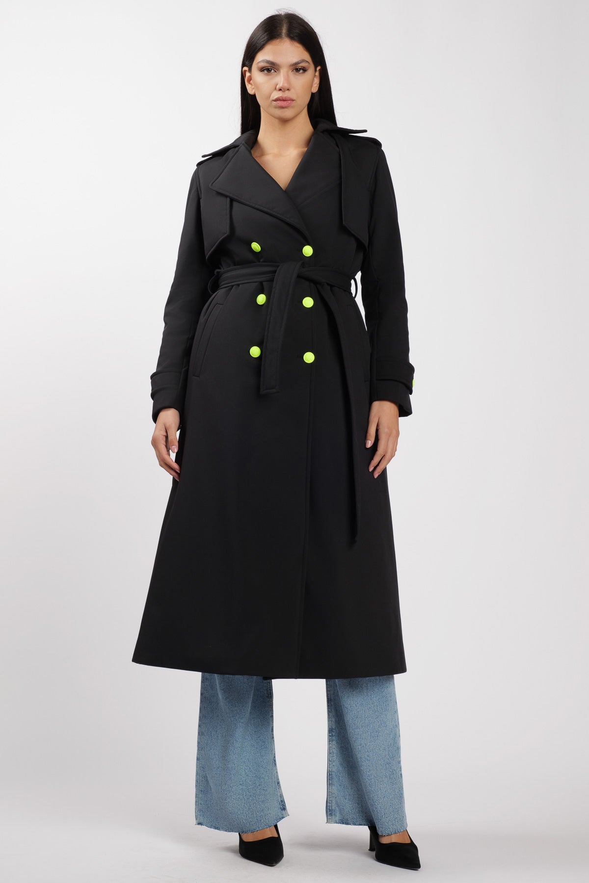 Trench Fluo Nero