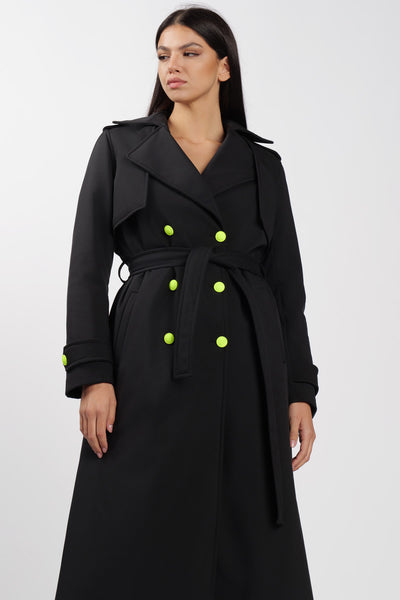 Trench Fluo Nero