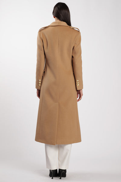 Cappotto Bavero Camel