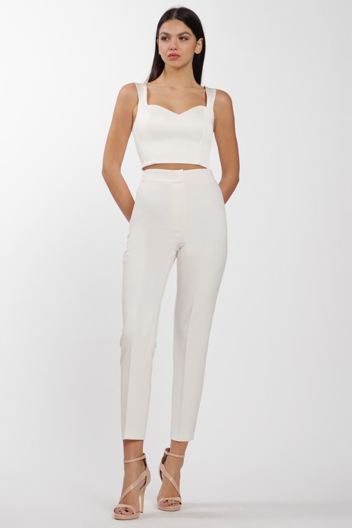 Slim Pants Basic Milk