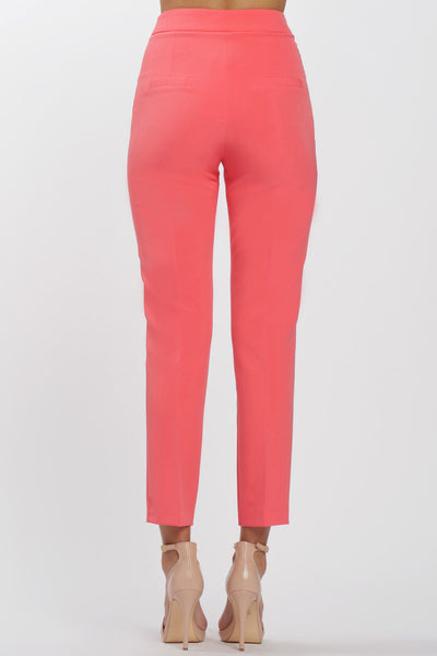 Slim Pants Basic Corallo