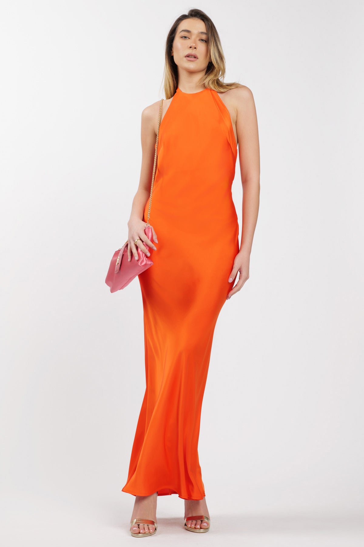 Keira Dress Orange