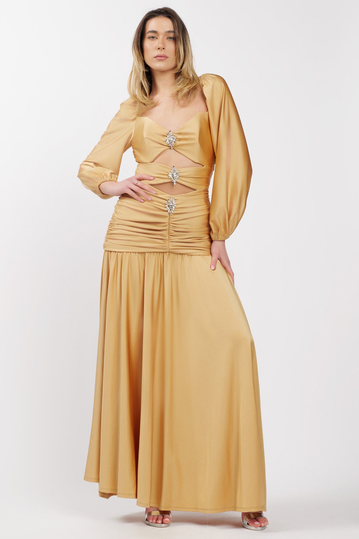 Unique Dress Gold