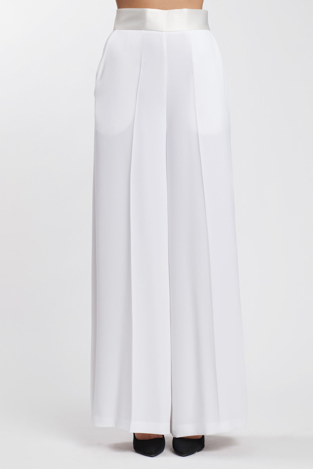 Wave Pants Bianco