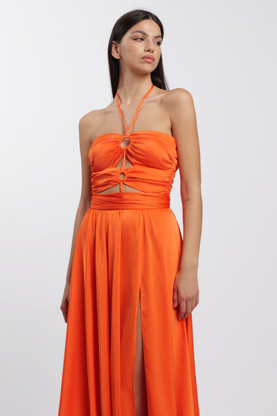 Rings Dress Orange