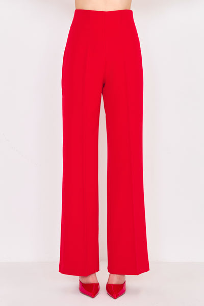 Palazzo Pants Basic Rosso