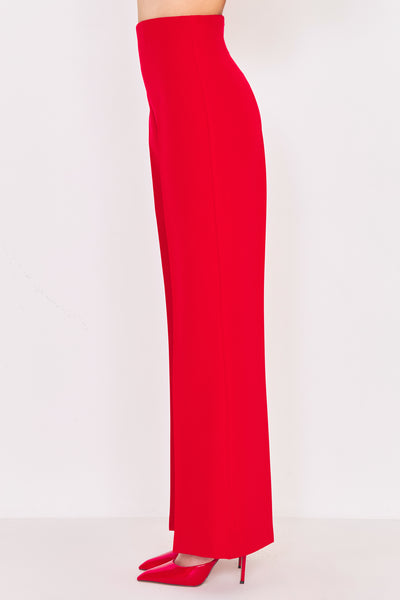 Palazzo Pants Basic Rosso