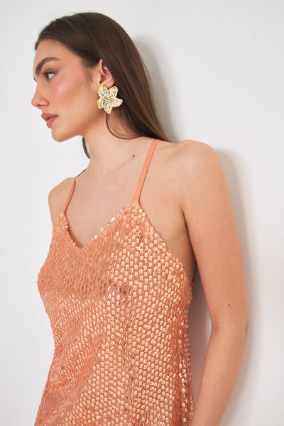 Net Mini Dress