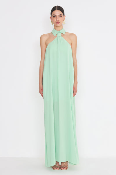 Necktie Dress Salvia