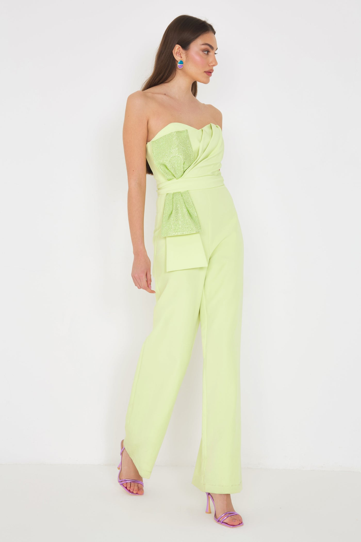 Jumpsuit Candy Strass Light Green