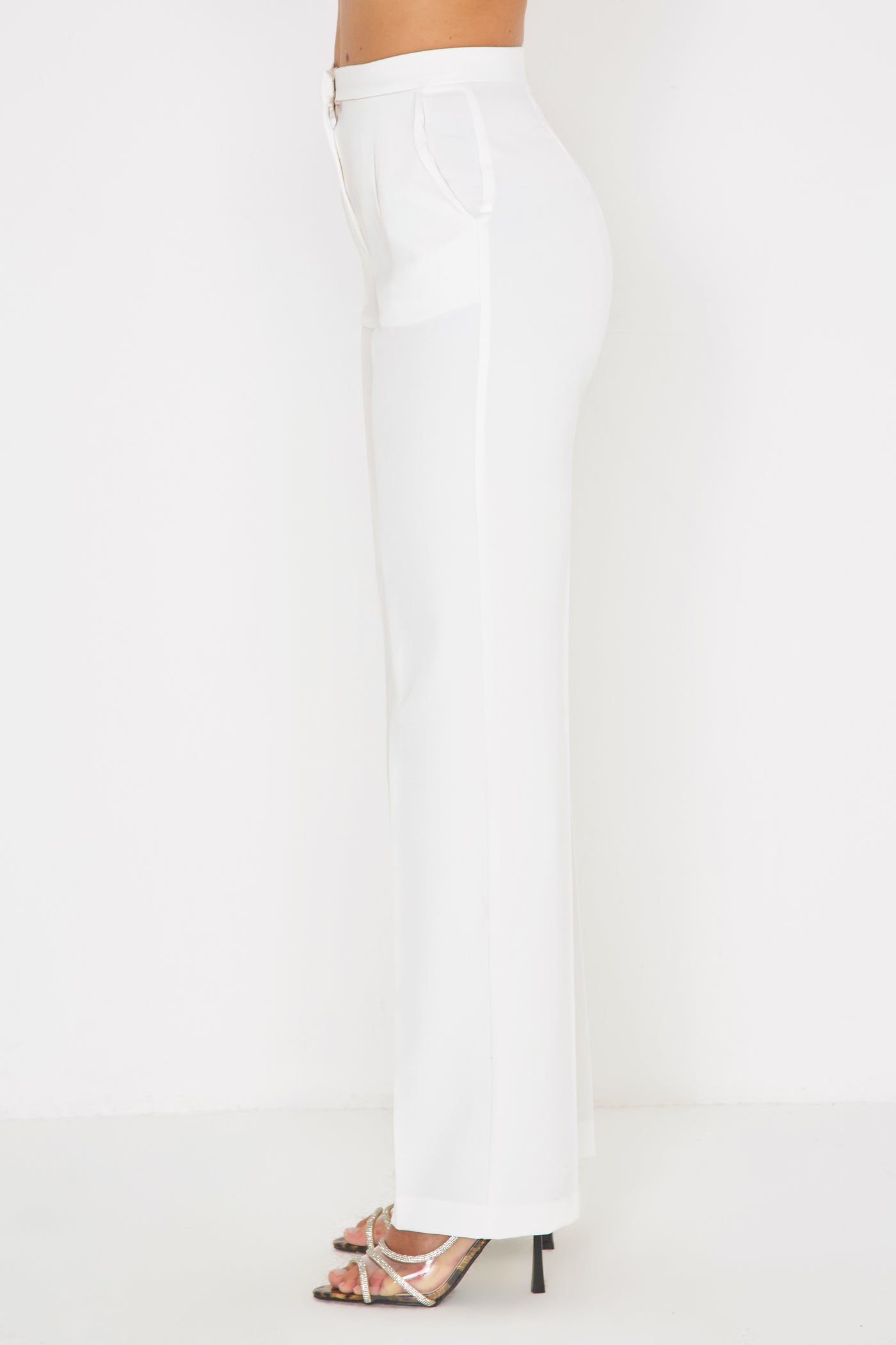 Regular Pants Basic Off White