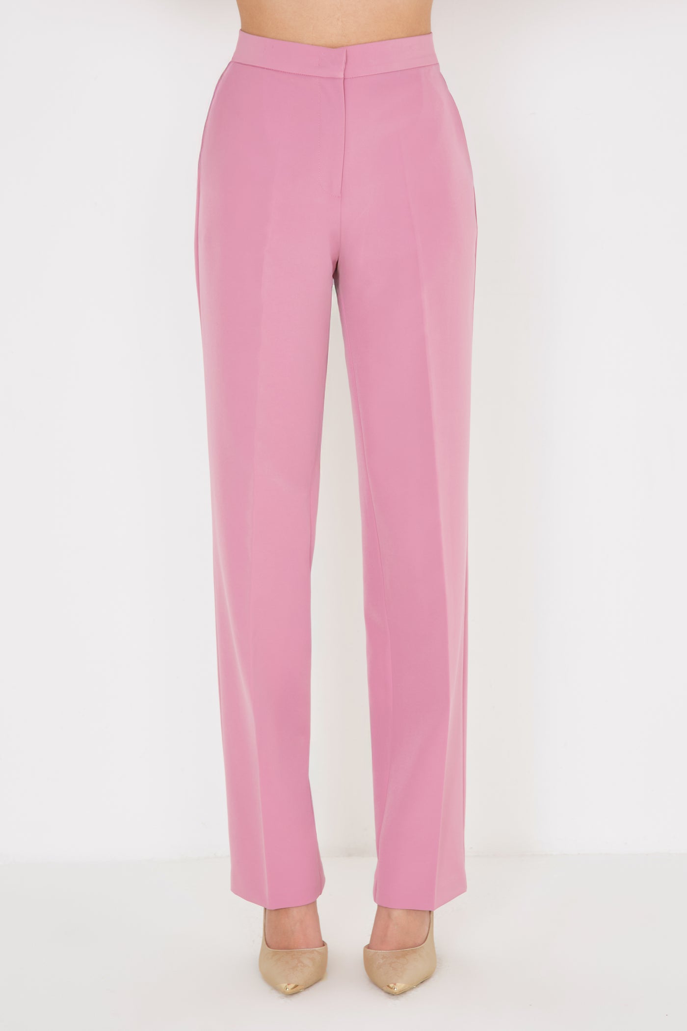 Regular Pants Basic New Pink