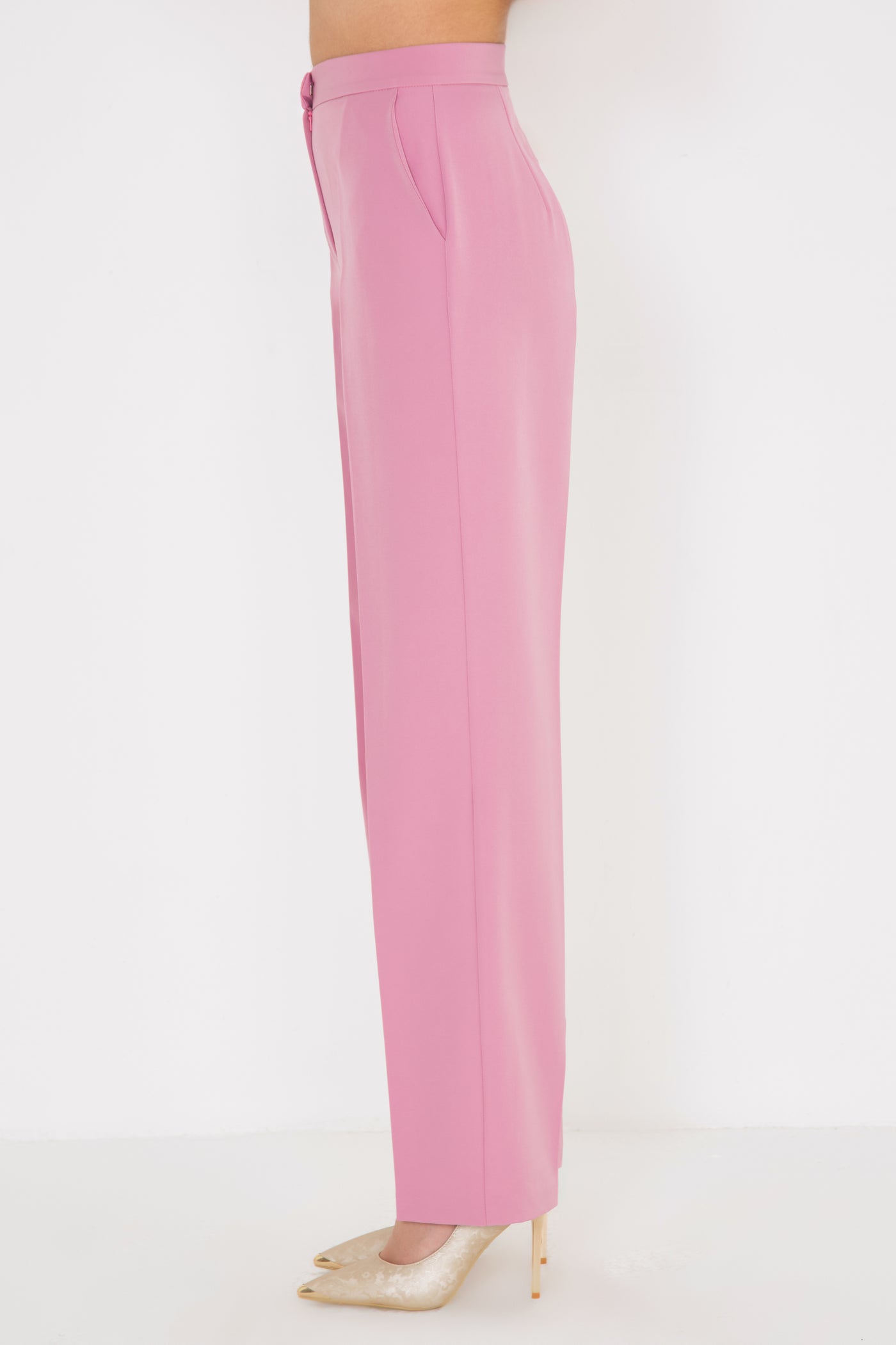 Regular Pants Basic New Pink