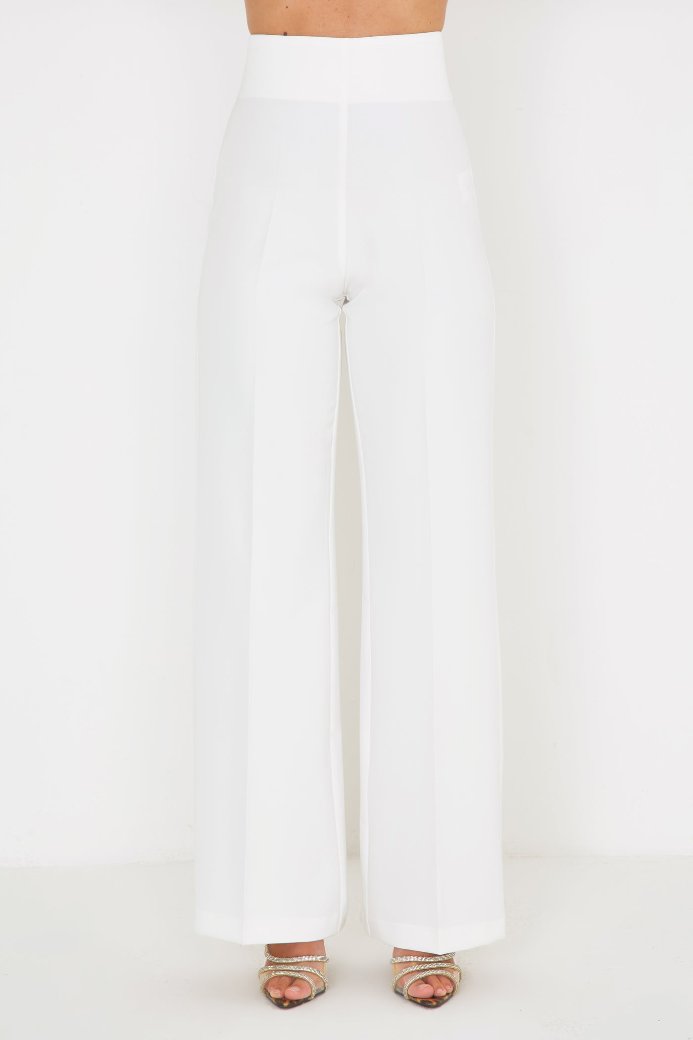 Palazzo Pants Basic Off White