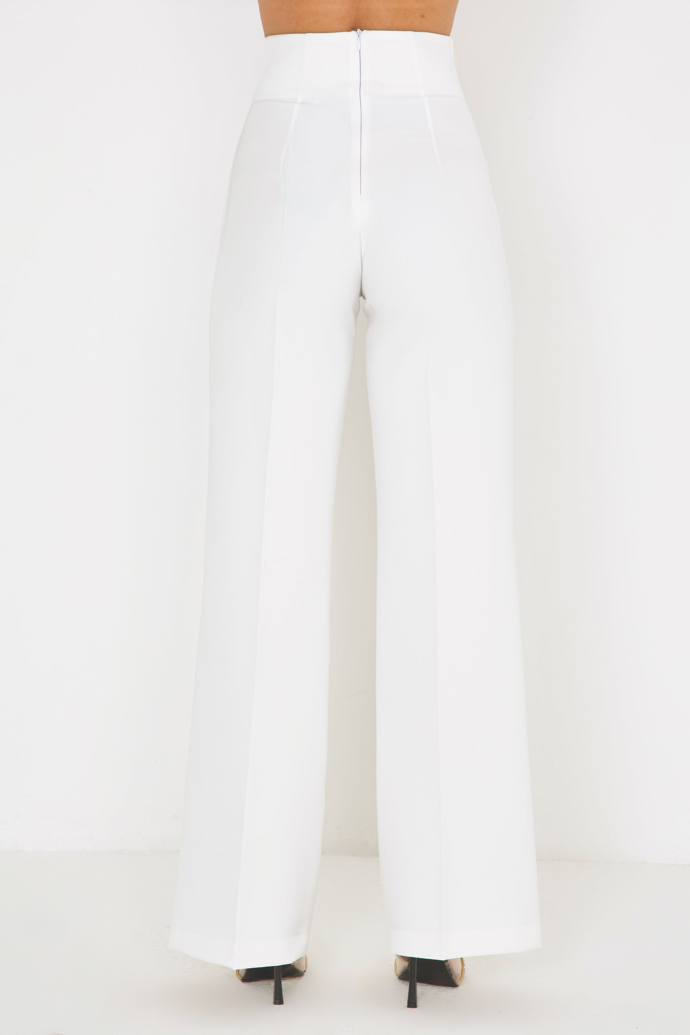 Palazzo Pants Basic Off White