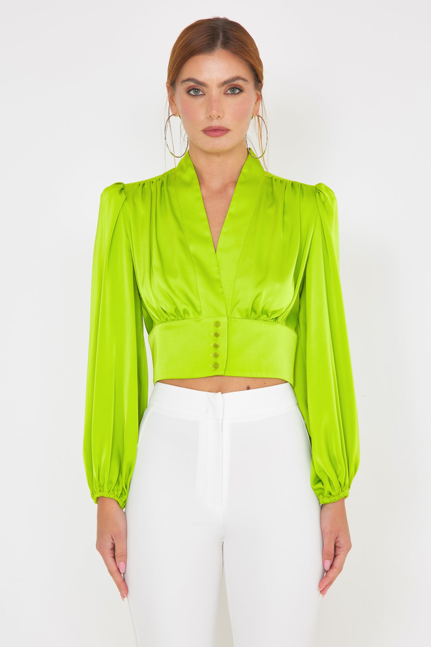 Shirt Top Chartreus