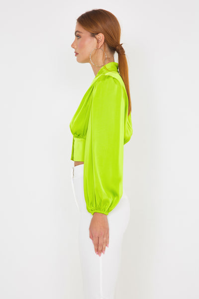 Shirt Top Chartreus