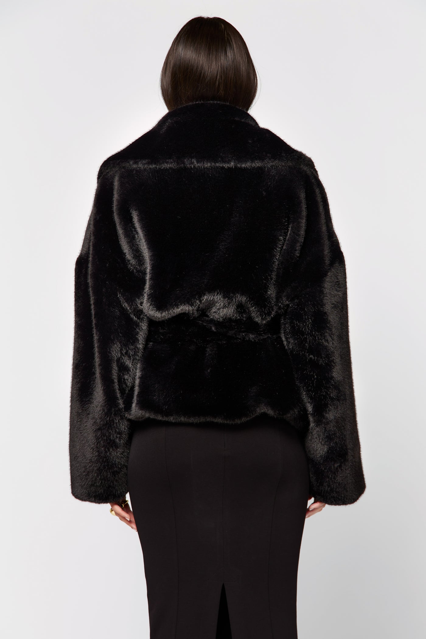 St Moritz Eco Fur Nero