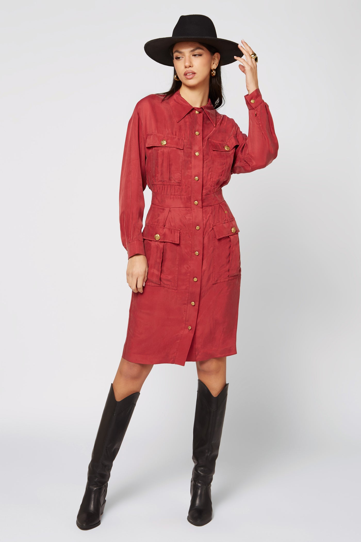 Army Dress Bordeaux