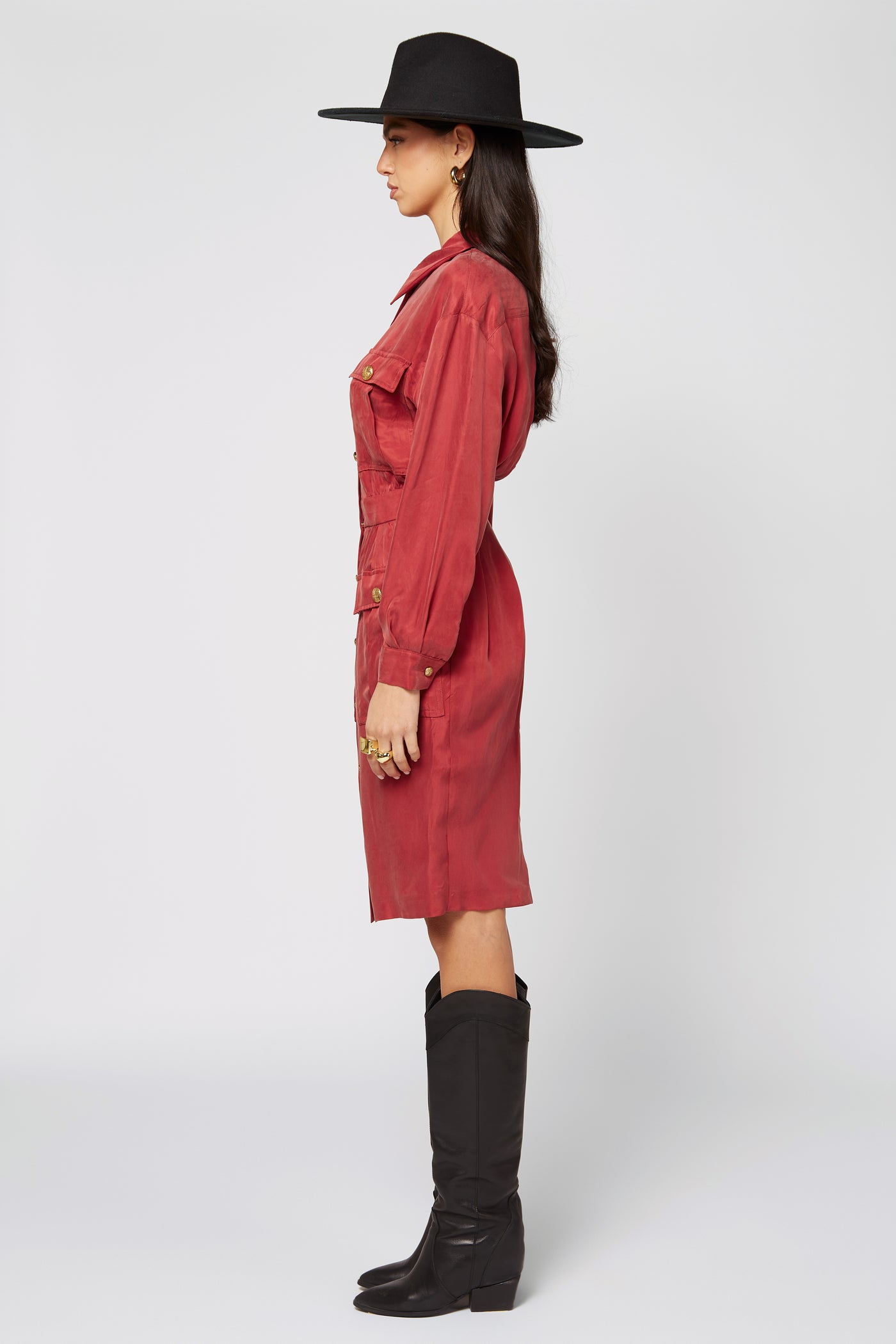 Army Dress Bordeaux