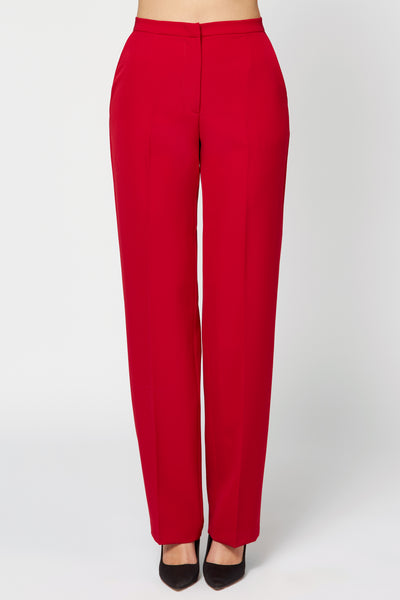 Regular Basic Pants Bordeaux