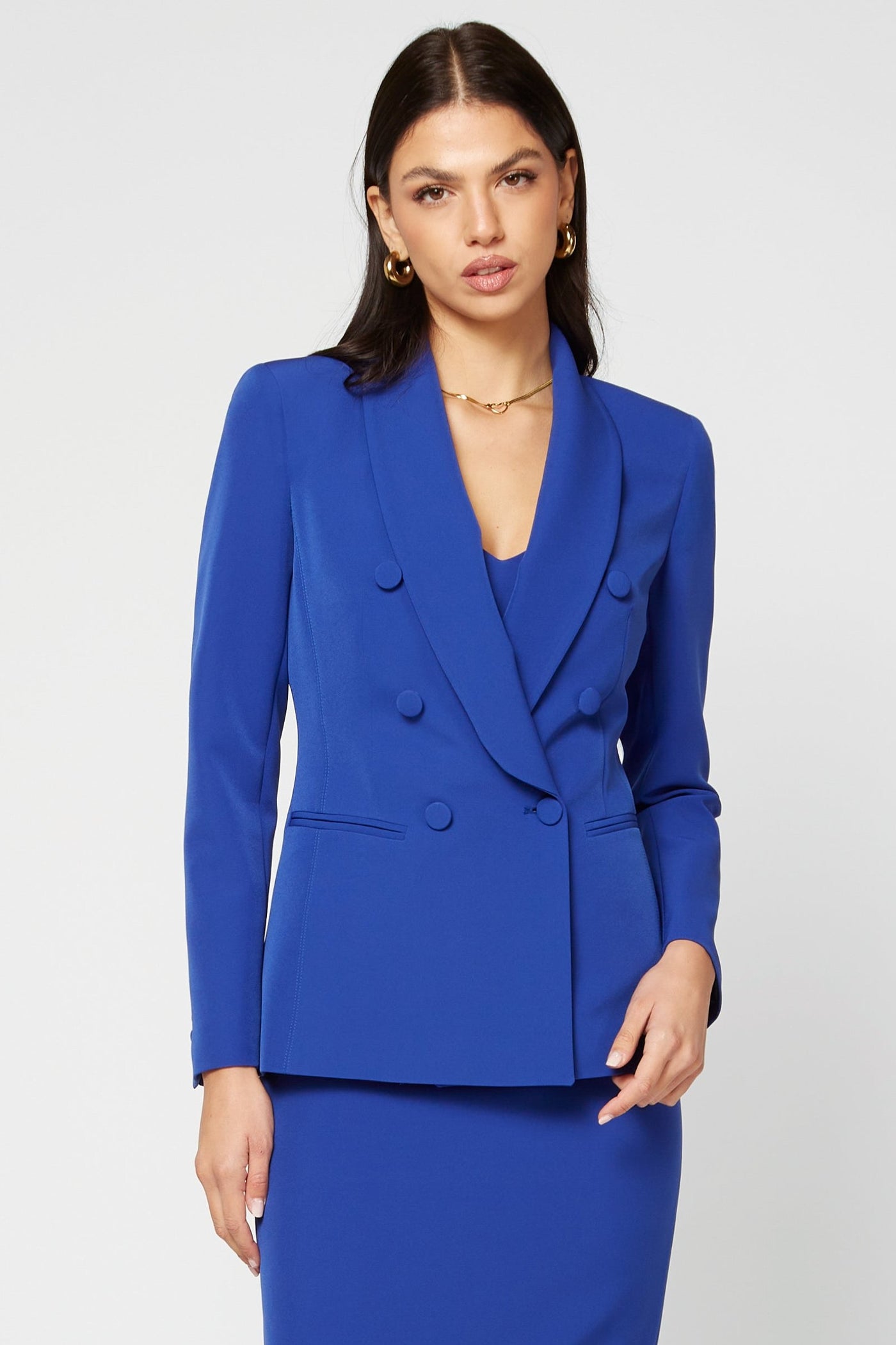 Blazer Musa Basic Royal