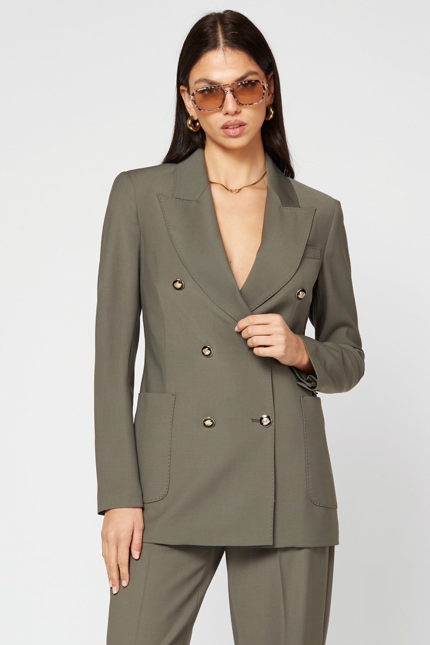 Merino Blazer Militare