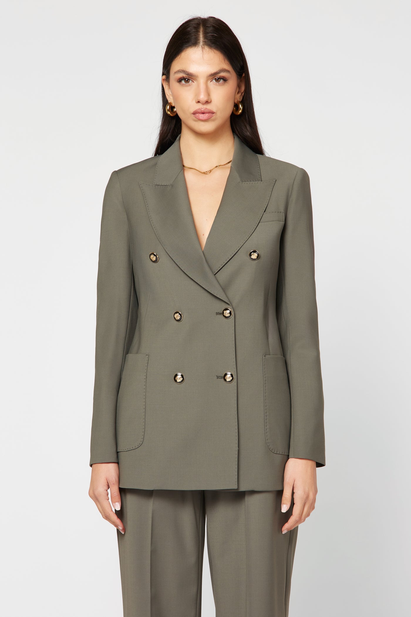 Merino Blazer Militare