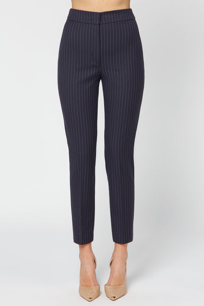 Micro Stripe Pants Blu