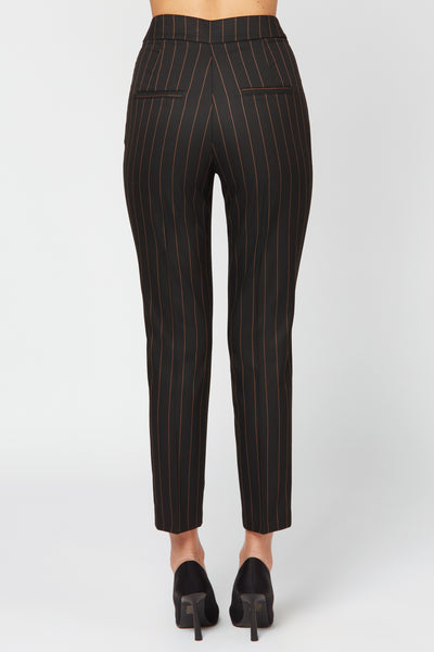 Micro Stripe Pants Nero