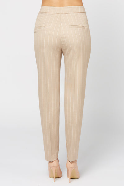 Micro Stripe Pants Sabbia