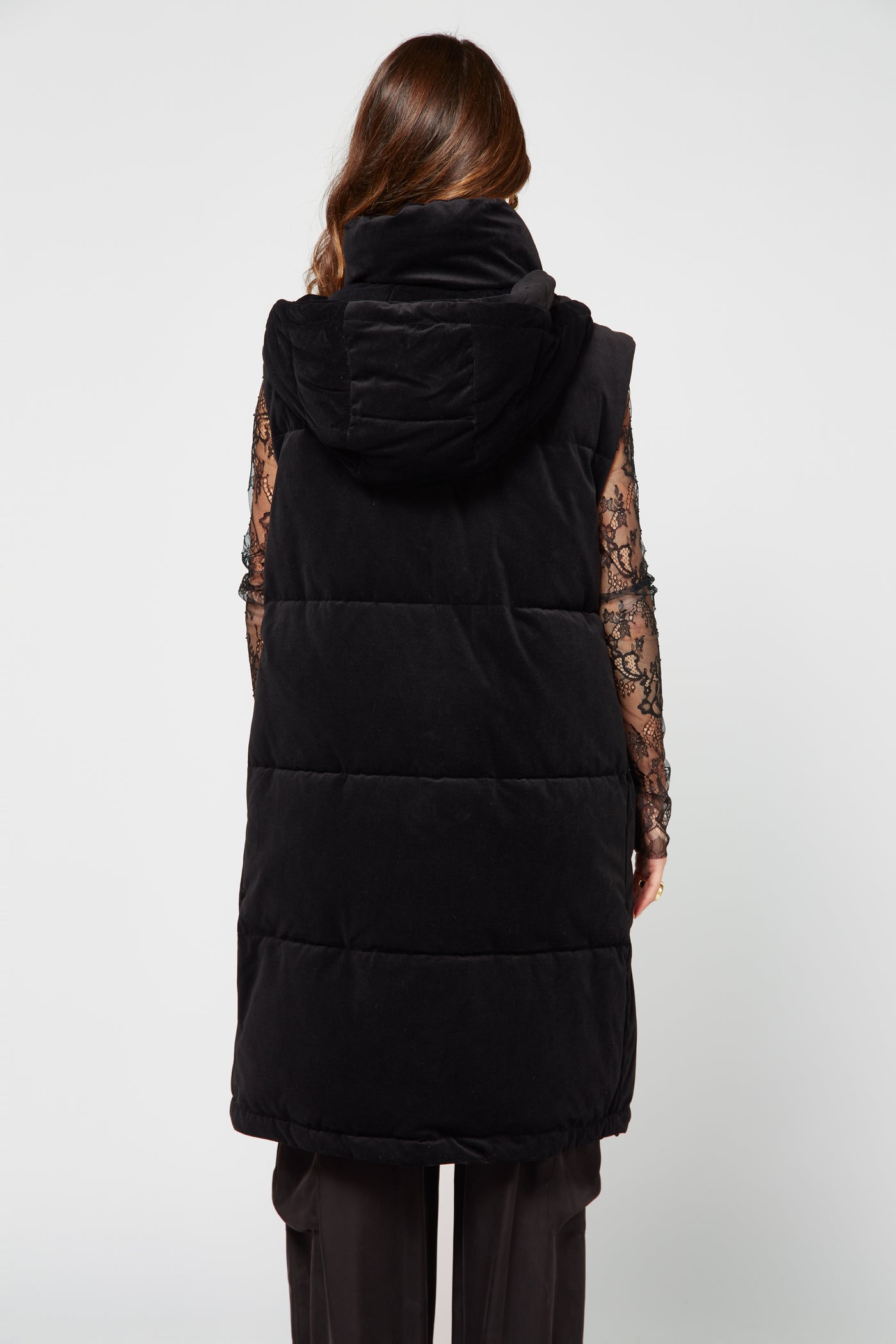 Gilet Velvet Nero