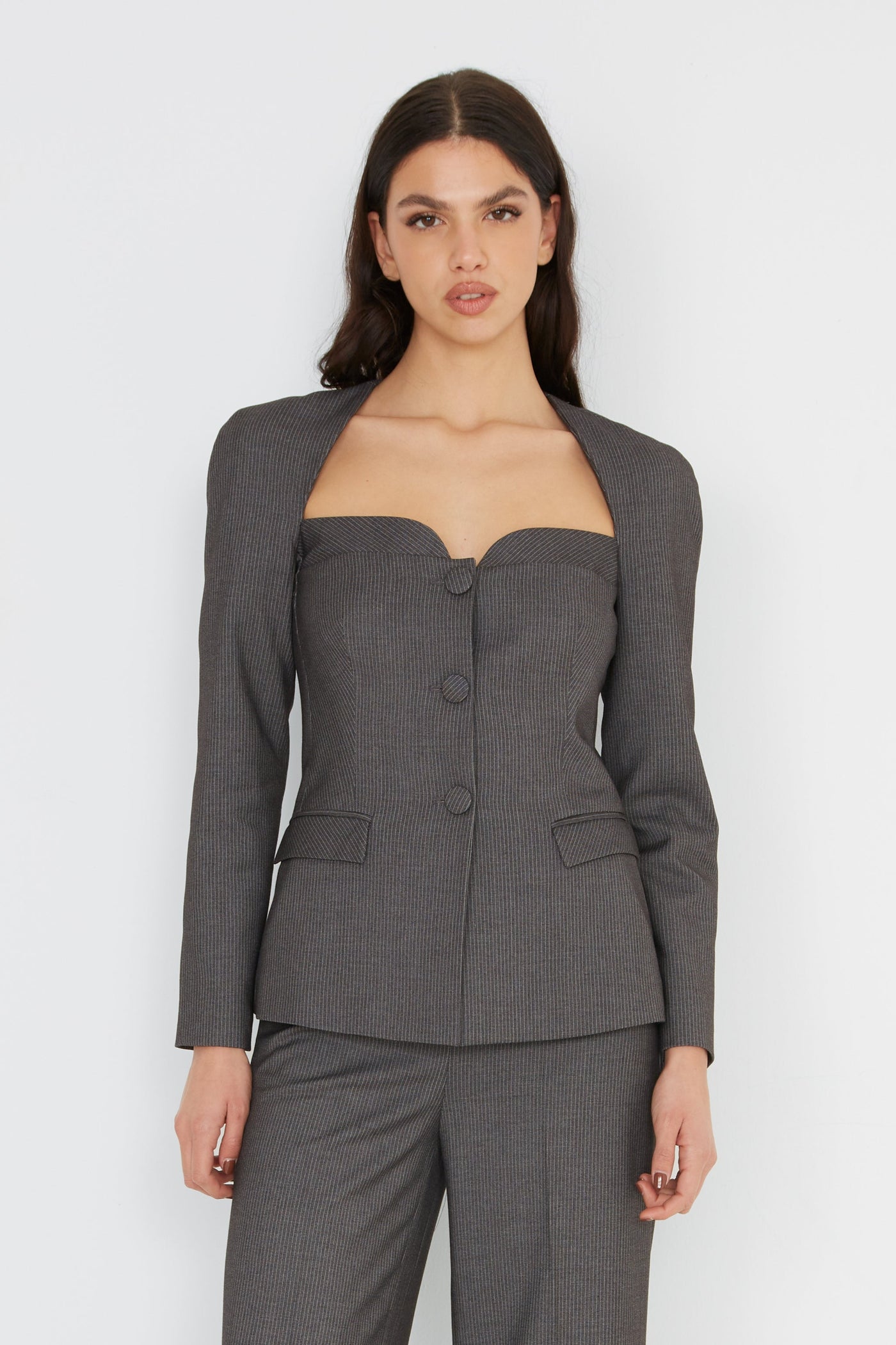 Bon Ton Blazer Grigio Micro