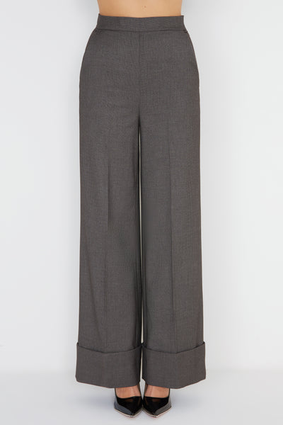 Fold Stripe Pants Grigio Macro