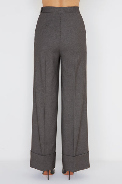 Fold Stripe Pants Grigio Macro