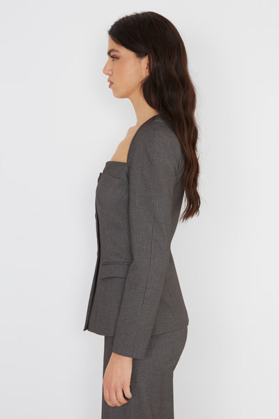 Bon Ton Blazer Grigio Micro