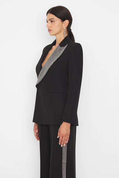 Studs Blazer Black