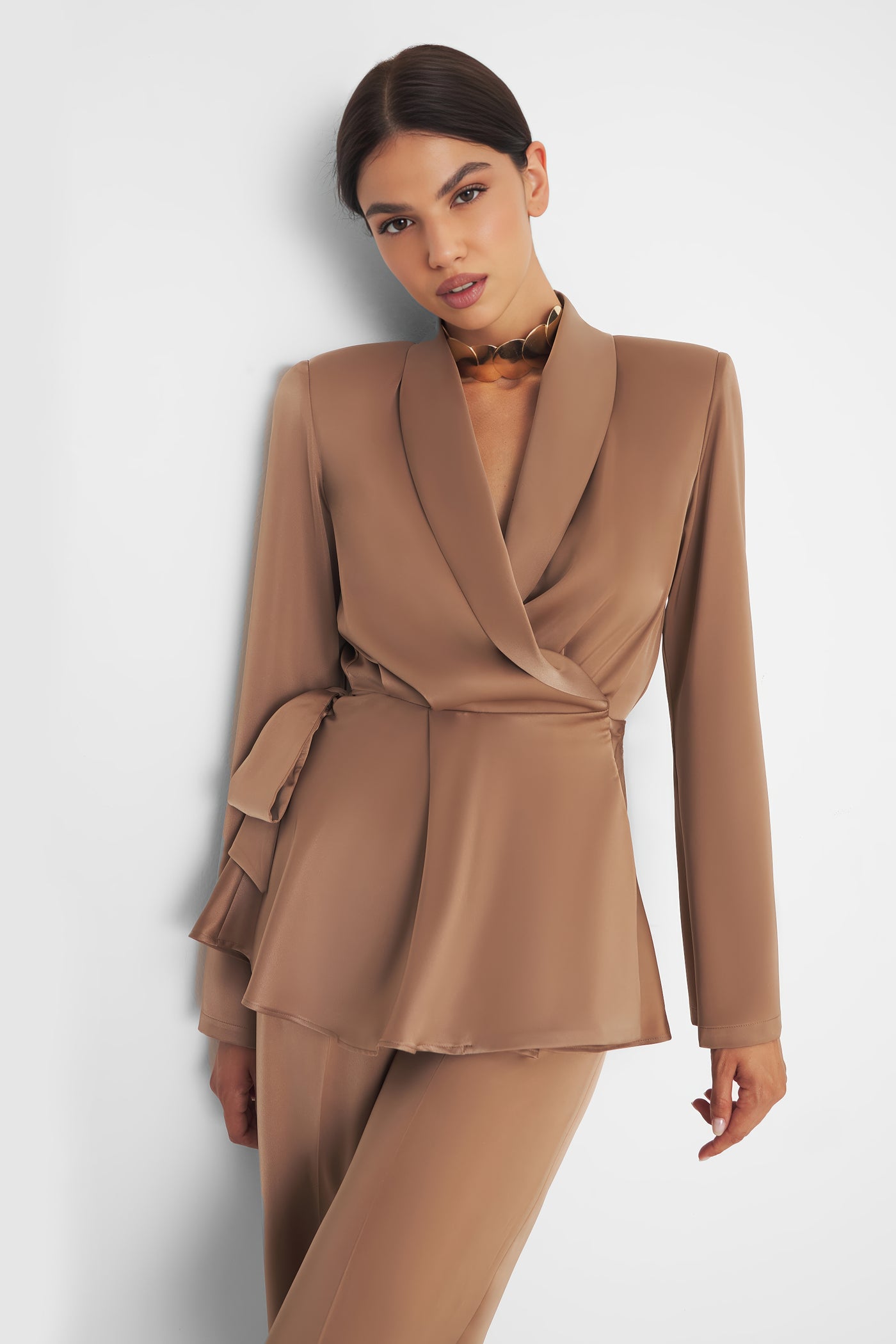 Allure Blazer Light Coffee