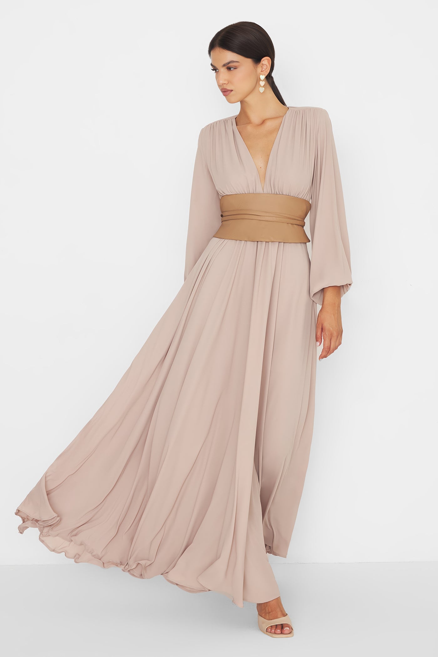 Gala Dress Sand