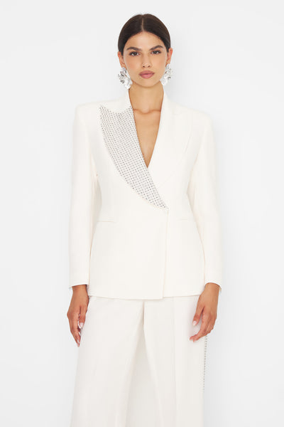 Studs Blazer Milk