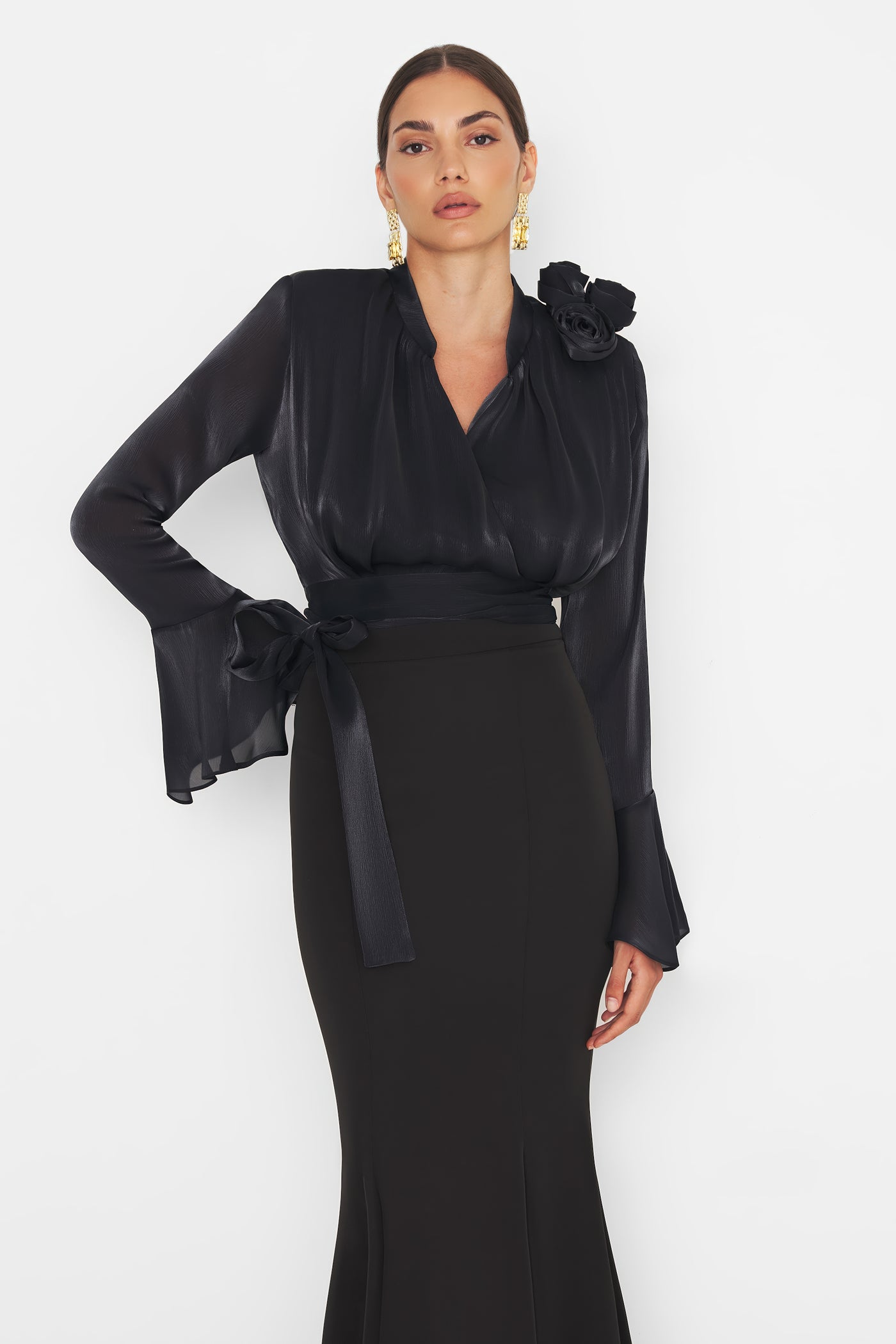 So Chic Shirt Black